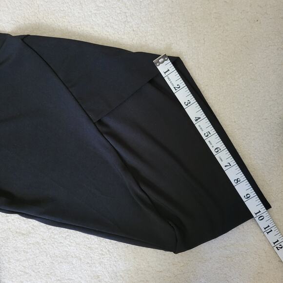 Lane Bryant Sz 18/20 long Cardigan Jacket Jersey Open Unique Long Sleeve Black - Picture 10 of 14
